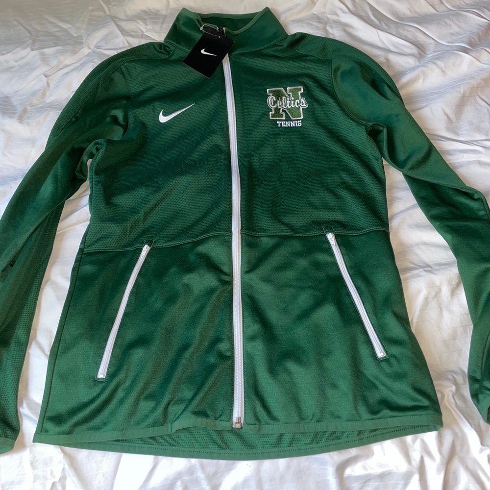 green Celtics Tennis zip up